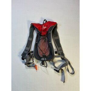 TETON Sports Hydration Pack Red Grey Running Hiking Backpack Daypack Trail